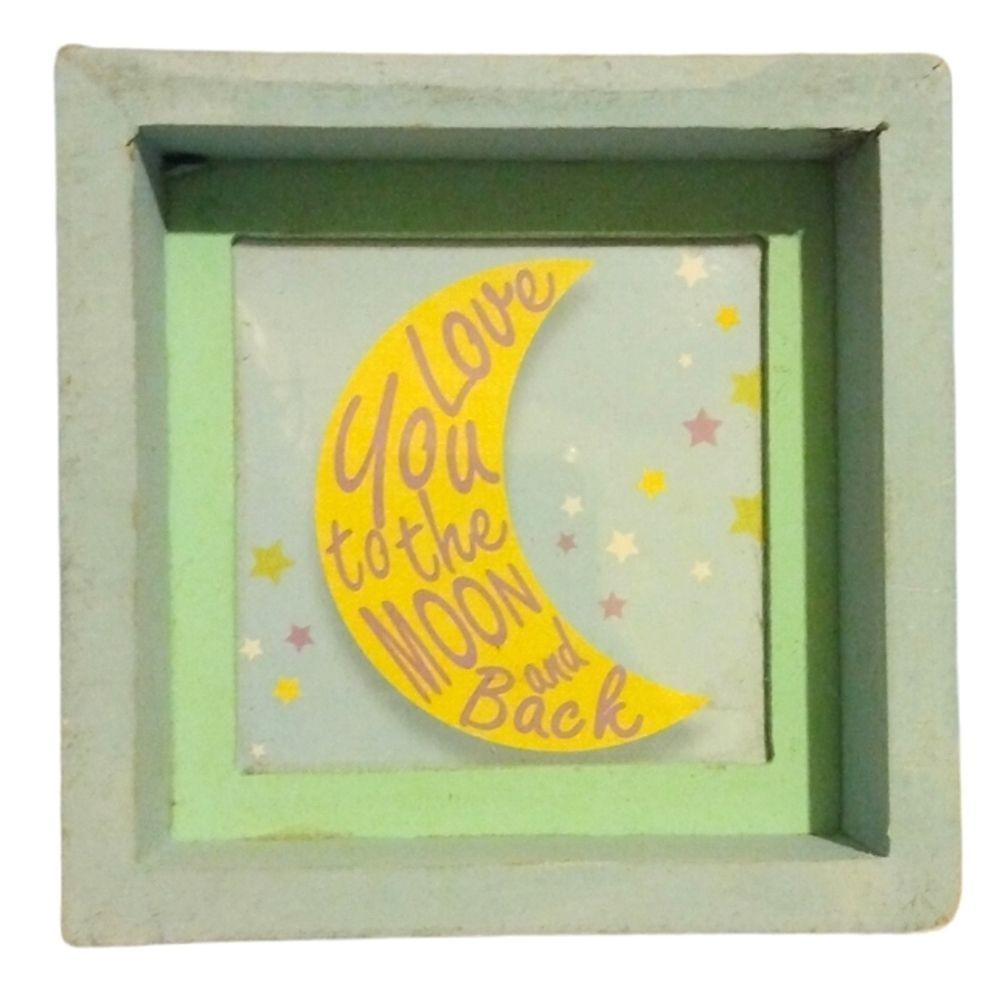 Dan Dee Love You To The Moon And Back Baby Nursery Kids Home Room Accents Decor